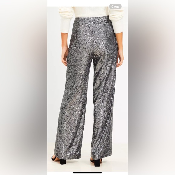 Loft sequins pants size 2 - Picture 2 of 9